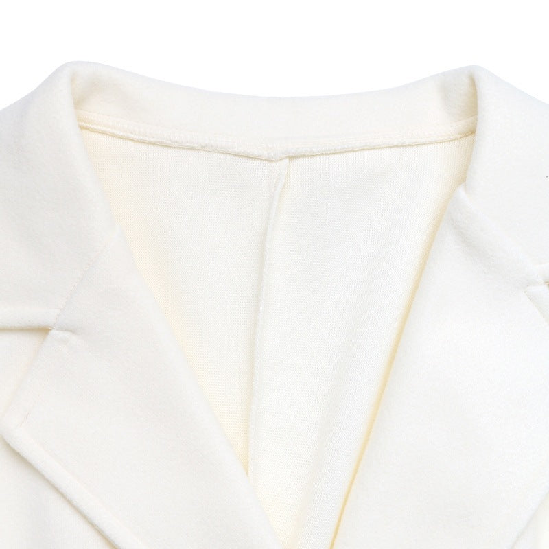 Damen Eleganter Doppelreihiger Kurzblazer Shop Nory