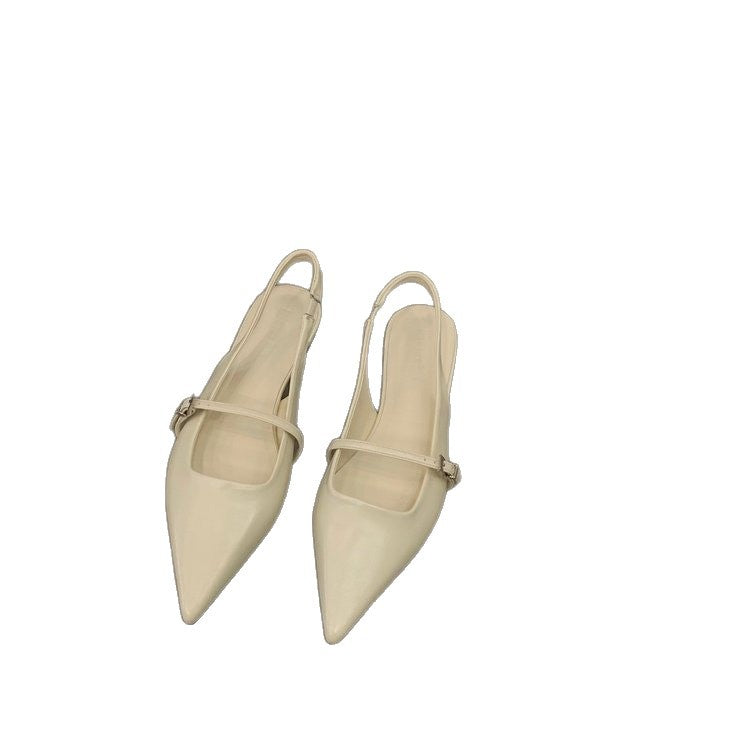 Damen Slingback Pumps mit eleganten Spitzen und zarten Riemchen