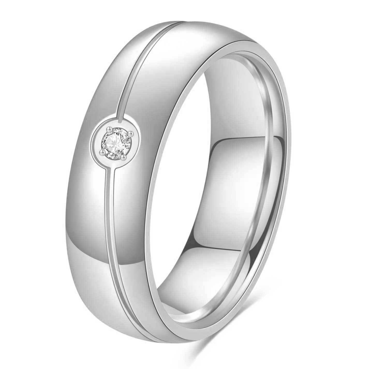 Herren Ring mit funkelndem Zirkonia und elegantem, modernem Design Shop Nory