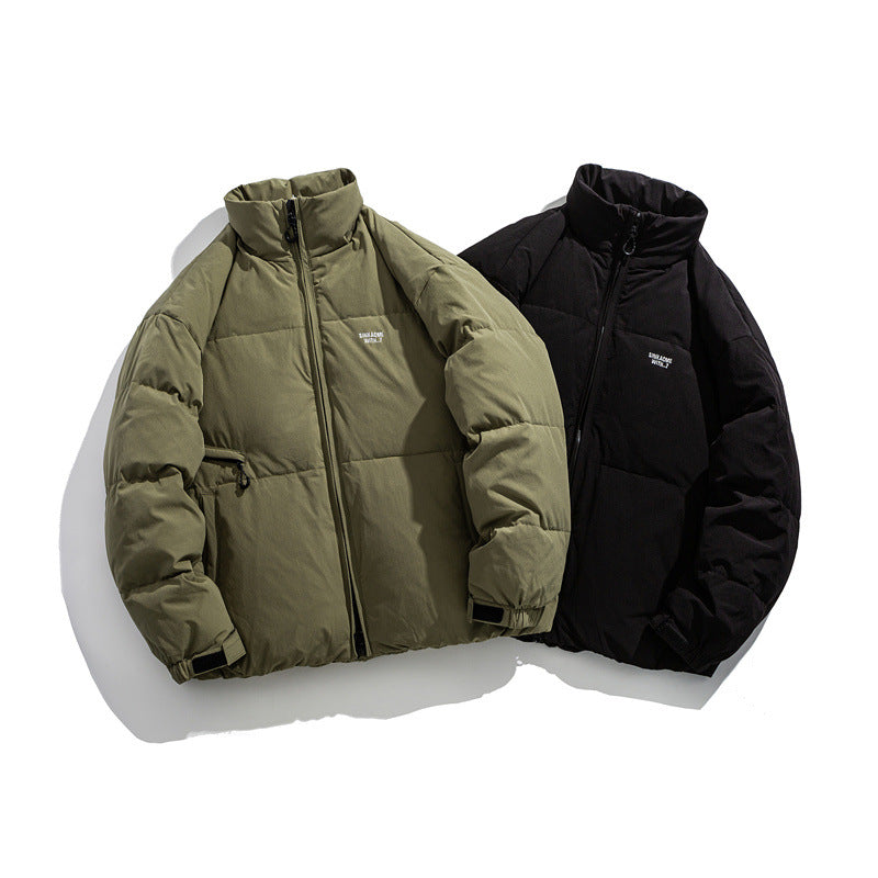 Herren Wattierte Kurz‑Thermojacke mit hohem Stehkragen und verstellbaren Klettbündchen Shop Nory