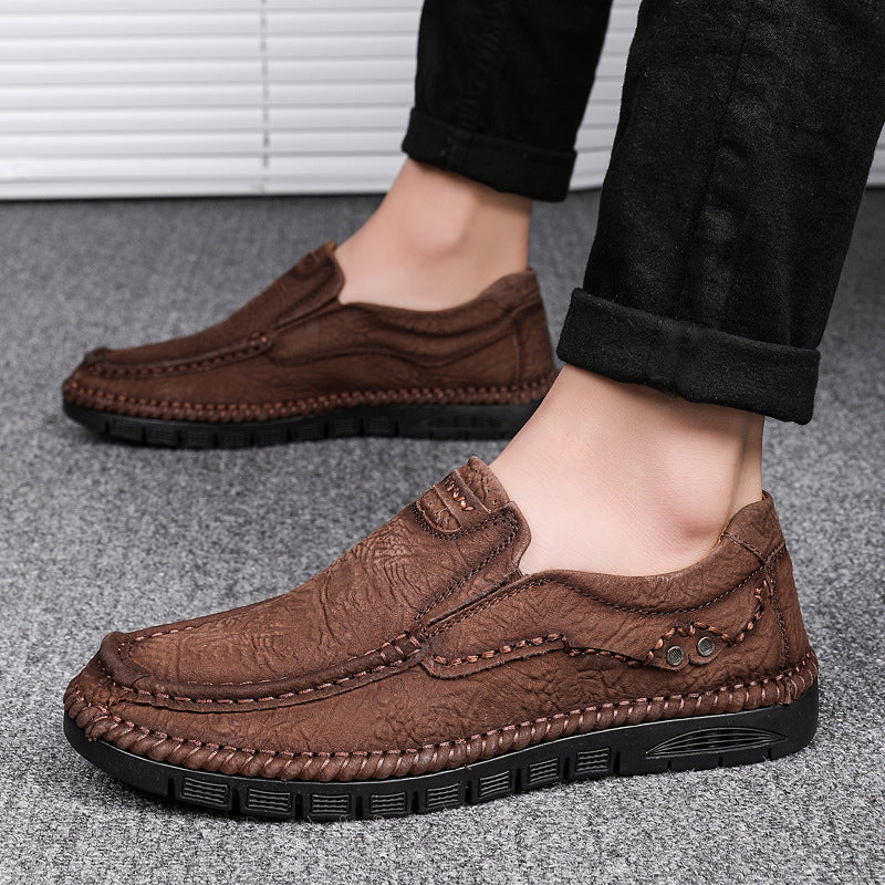 Herren Elegante Mokassins mit handgenähter Verarbeitung