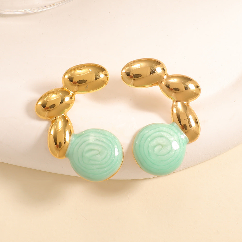 Damen Ohrstecker im eleganten Muscheldesign Shop Nory 1784077119