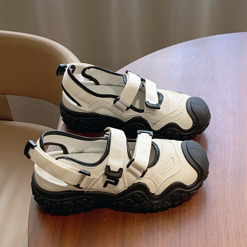 Damen Outdoor Sandalen mit verstellbarem Riemen und stoßdämpfender Sohle