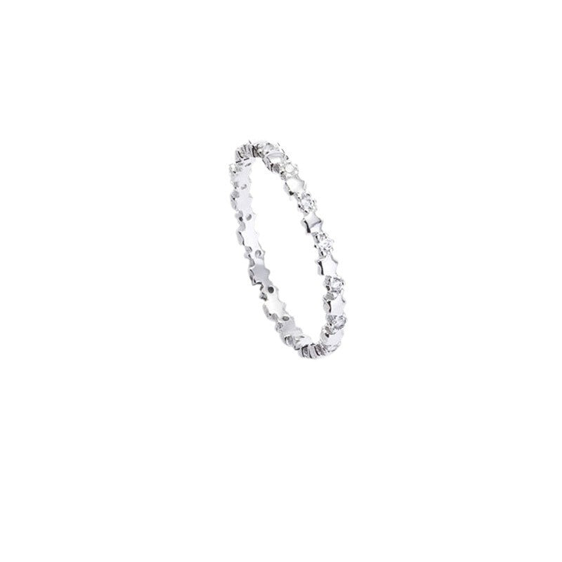 Damen funktionsreicher Zirkonia-Ring mit stilvollem Design Shop Nory