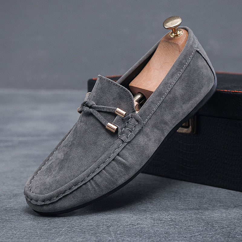 Herren Elegante Mokassins aus weichem Veloursleder