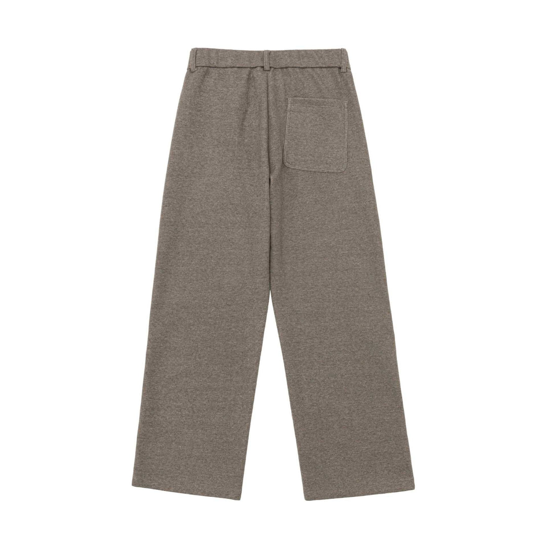Damen Hochtaillierte weite Jersey-Hose mit Bundfalten und Eingrifftaschen Shop Nory