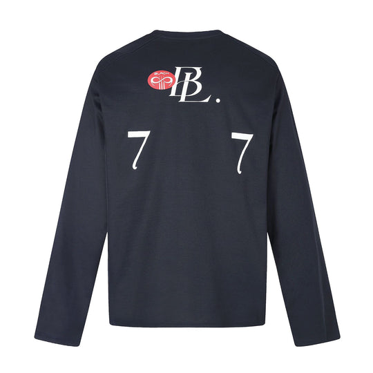 Unisex Rundhals-Sweatshirt mit großflächigem Typo-Print und gesticktem Emblem Shop Nory