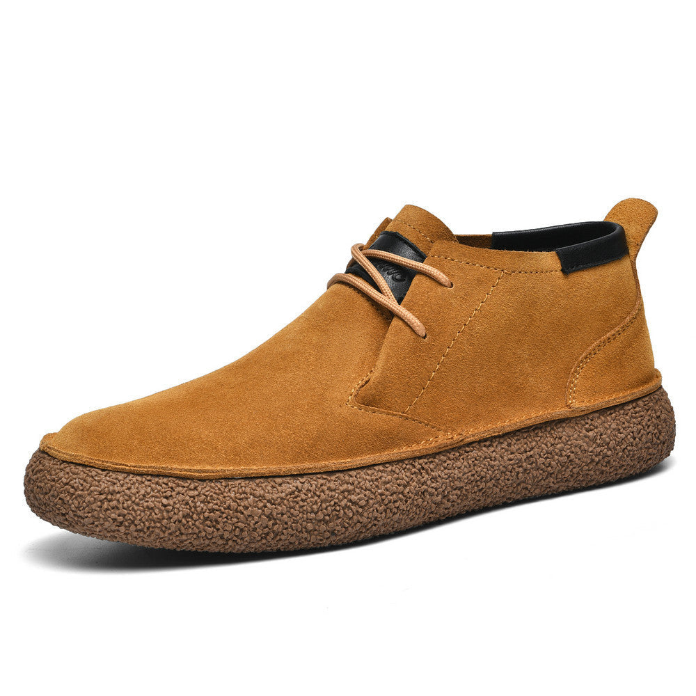 Herren Bequeme Chukka-Stiefel mit rutschfester Sohle und atmungsaktivem Design Shopnory