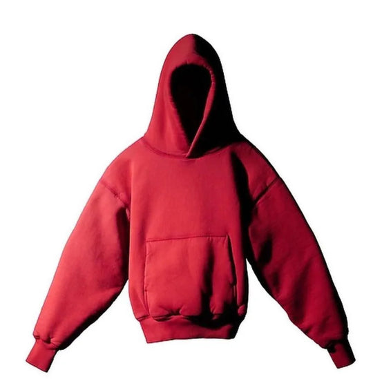 Unisex nan Boxy-Kapuzenpullover mit überlappender Kapuze, verdeckter Kängurutasche und gerippten Bündchen Shop Nory