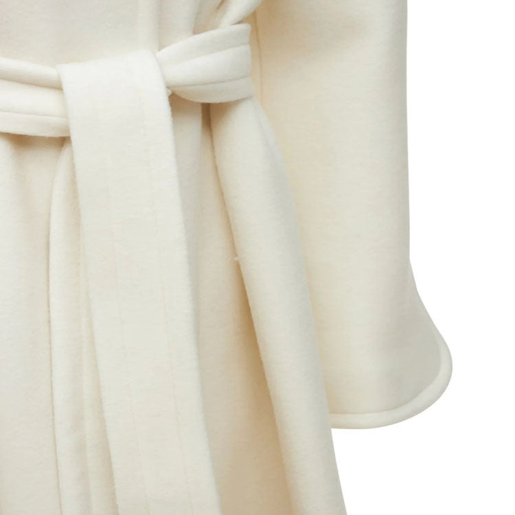 Damen Wollmix-Mantel im Kimono-Schnitt mit Bindegürtel und verdeckter Knopfleiste Shop Nory