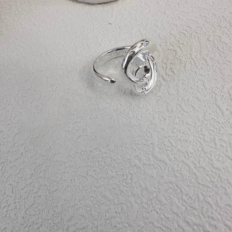 Damen Stilvoller Ring mit geschwungenem Design Shop Nory