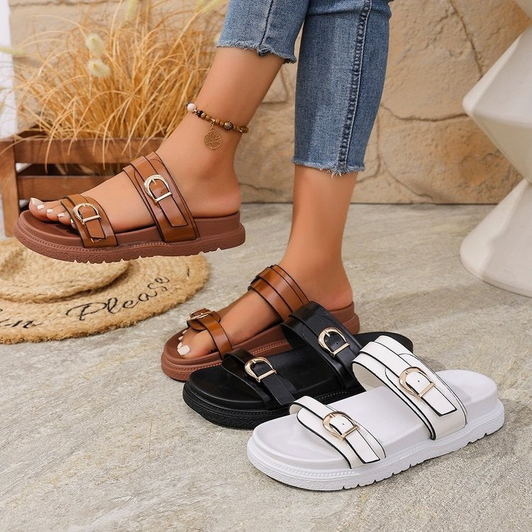 Damen Komfortable und modische Riemchensandalen