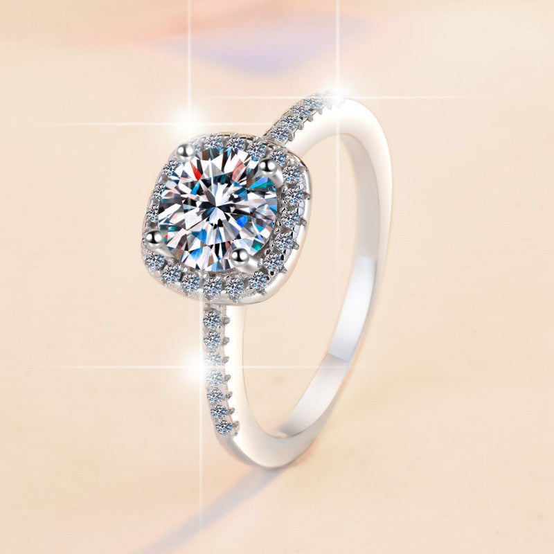 Damen Verlobungsring mit funkelndem Zirkonia und filigranem Design Shop Nory