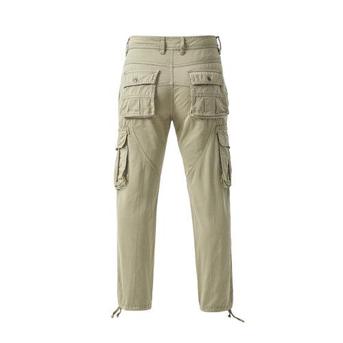 Herren Tapered Cargo‑Hose mit Mehrfachtaschen, Knieabnähern und Utility‑Details Shop Nory