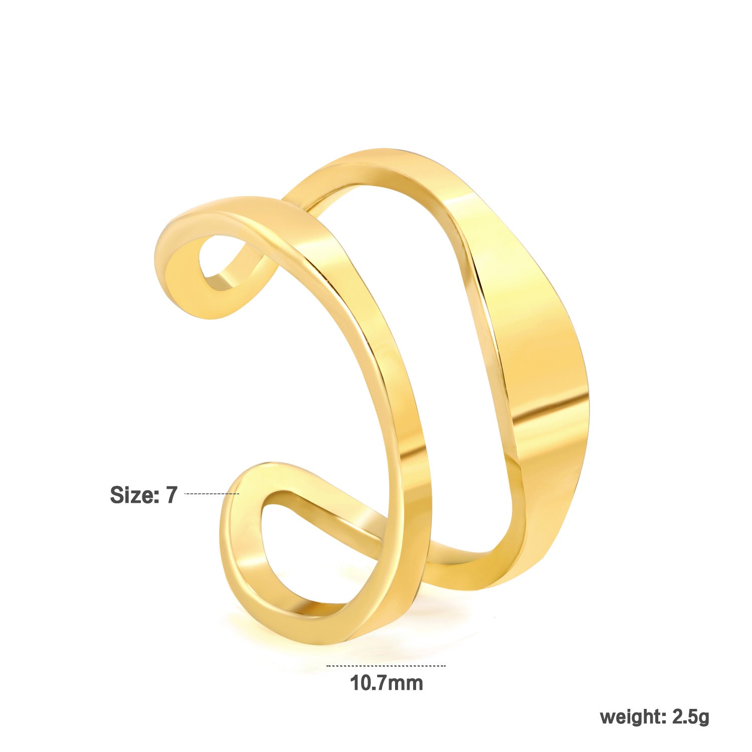 Damen Ring mit elegantem, rechteckigem Perlenanhänger Shop Nory