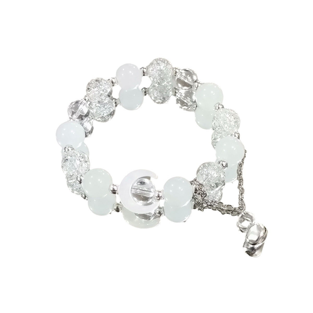 Damen Armband aus glitzernden Kristallen und feinen Edelsteinen Shop Nory