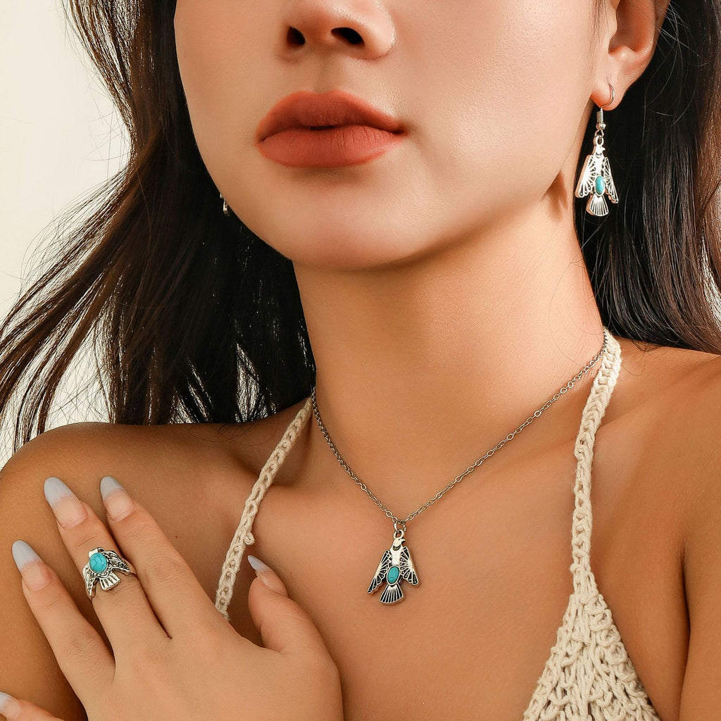 Damen elegantes Schmuckset mit Zirkonia von Shop Nory