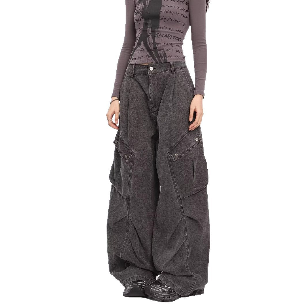Damen Übergrößen Cargo-Jeans Shop Nory