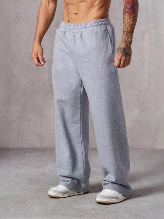 Herren Baggy Jogginghose mit elastischem Bund und seitlichen Taschen