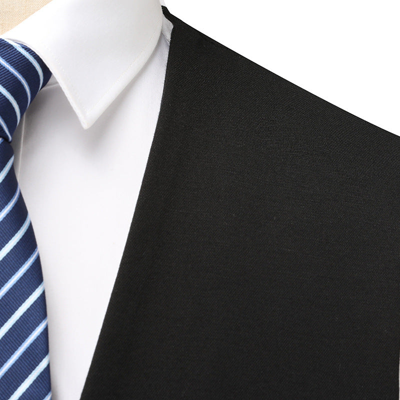 Herren Elegante Slim-Fit Anzugweste mit V-Ausschnitt und Pattentaschen Shop Nory