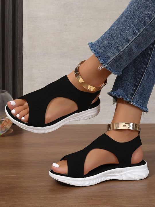 Damen Atmungsaktive Sport-Sandalen mit elastischem Obermaterial und rutschfester Sohle