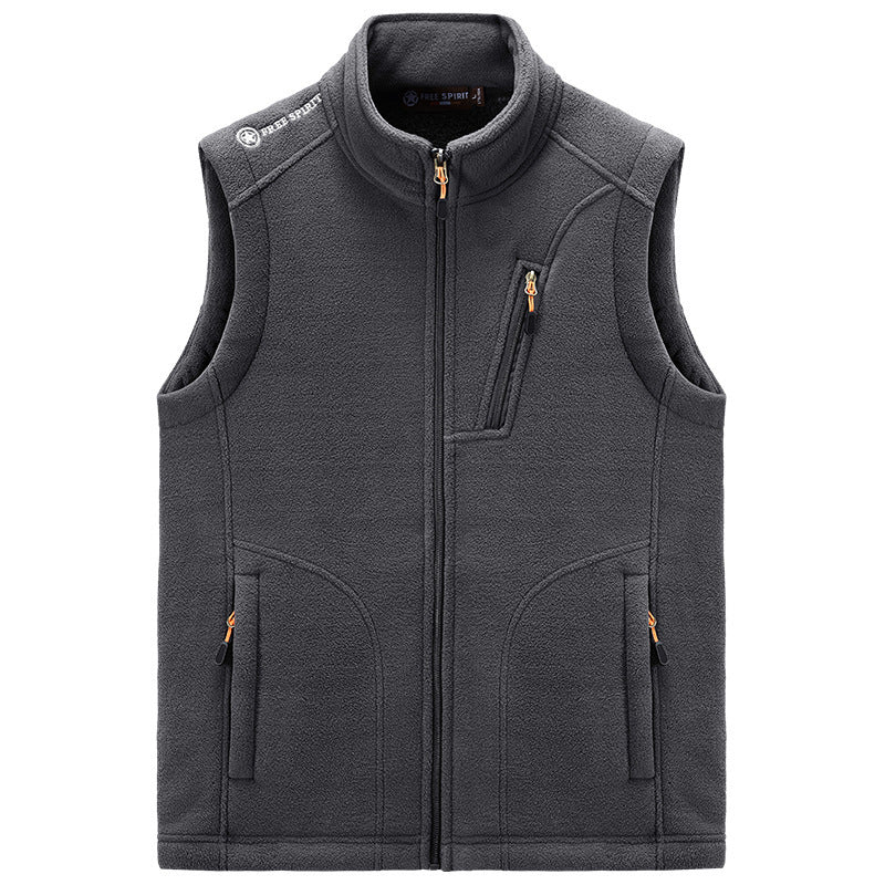 Herren Fleece-Thermoweste mit Organizer-Brusttasche und windhemmender Struktur Shop Nory