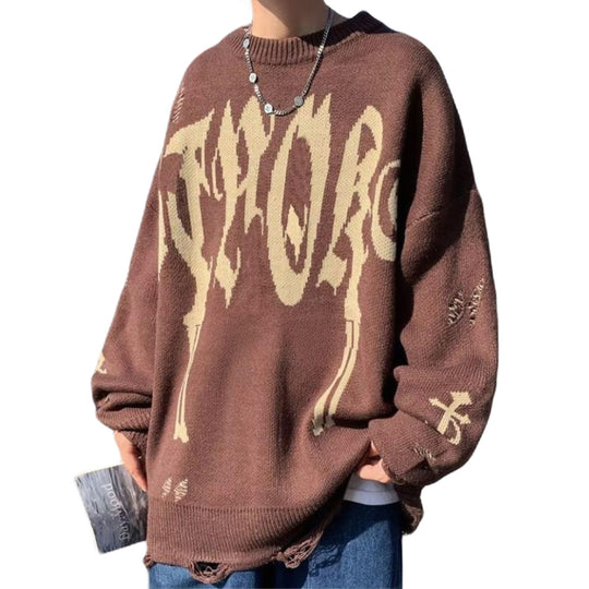 Damen Oversized Rundhalspullover Shop Nory