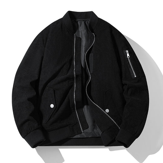 Herren Sportliche Bomberjacke mit Reißverschluss und praktischen Taschen Shop Nory