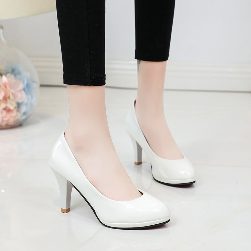 Damen klassische Pumps mit elegantem Blockabsatz und komfortabler Innenpolsterung
