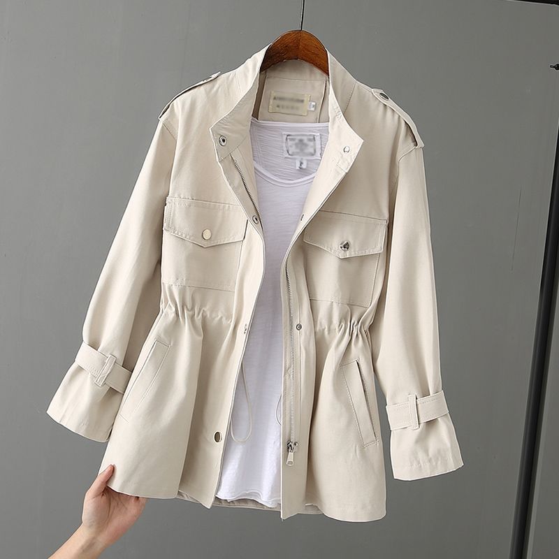 Damen Modische Utility-Jacke Shop Nory