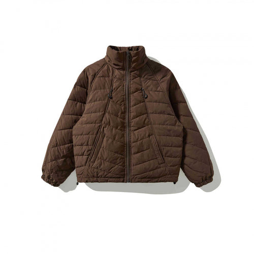 Unisex Gepolsterte Steppjacke mit hohem Kragen, Kordelzugsaum und elastischen Bündchen Shop Nory