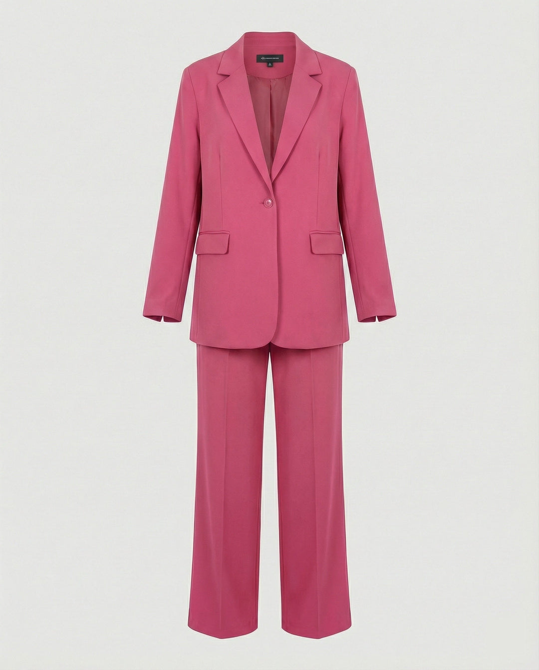 Damen elegantes Anzug-Set mit weitem Hosenbein und modernem Blazer