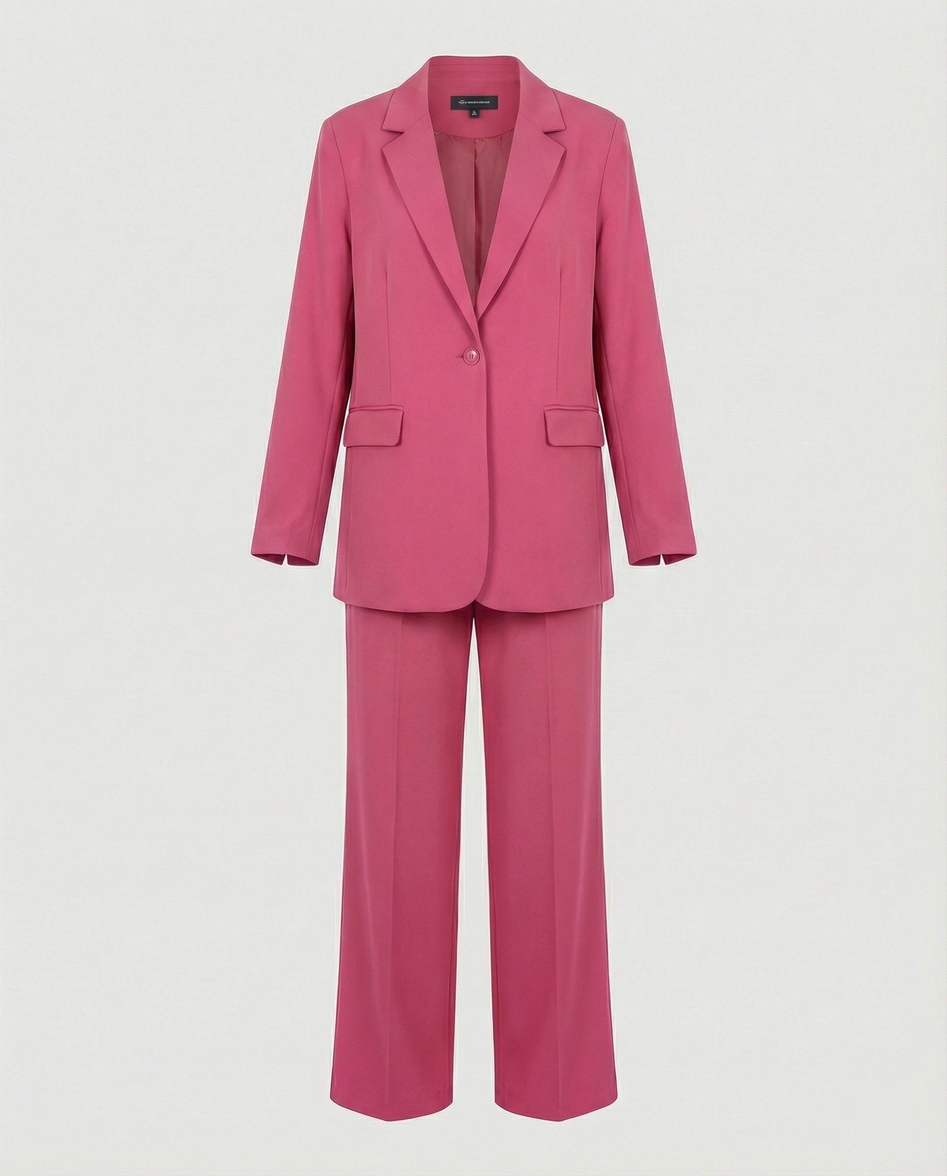 Damen elegantes Anzug-Set mit weitem Hosenbein und modernem Blazer