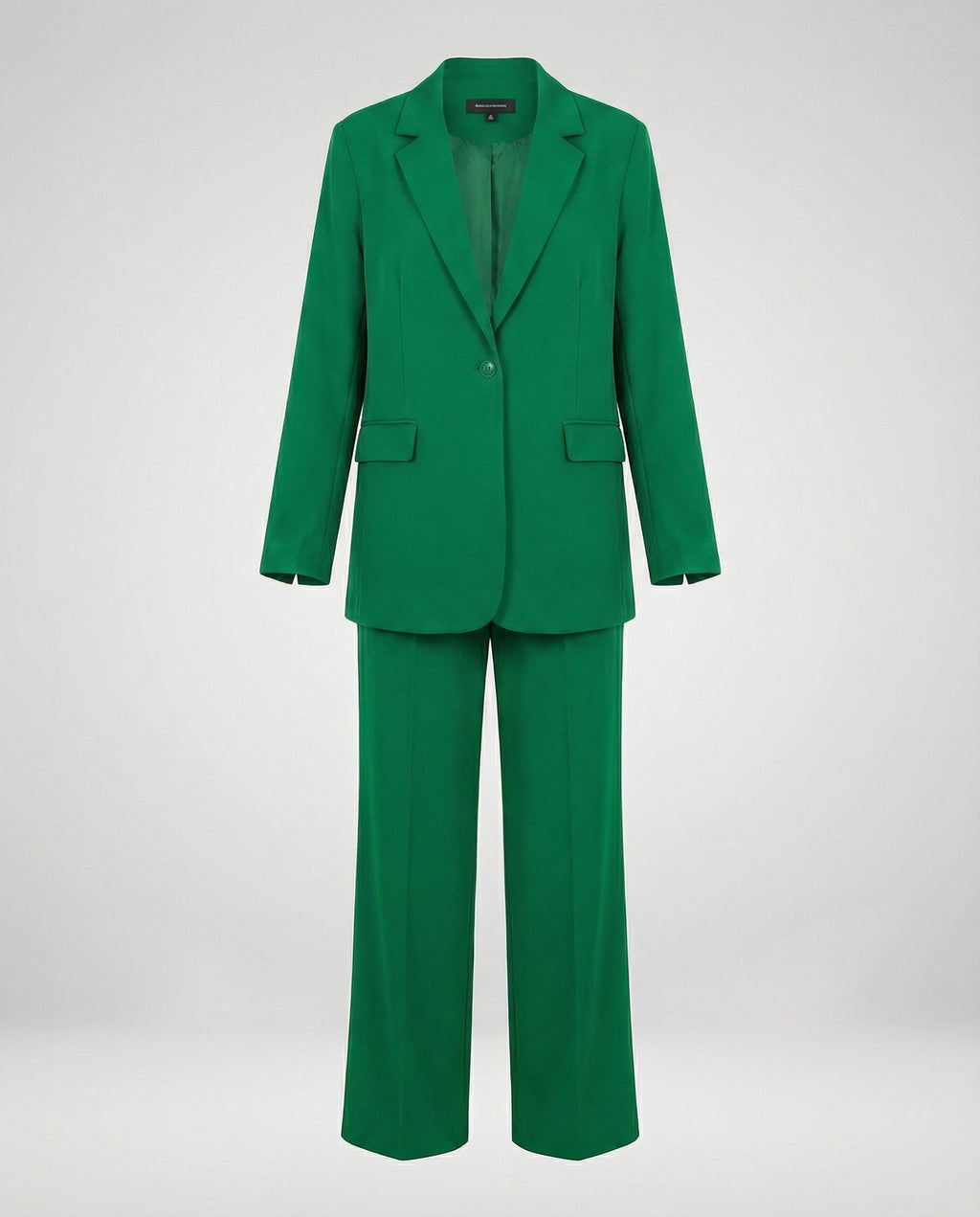 Damen elegantes Anzug-Set mit weitem Hosenbein und modernem Blazer