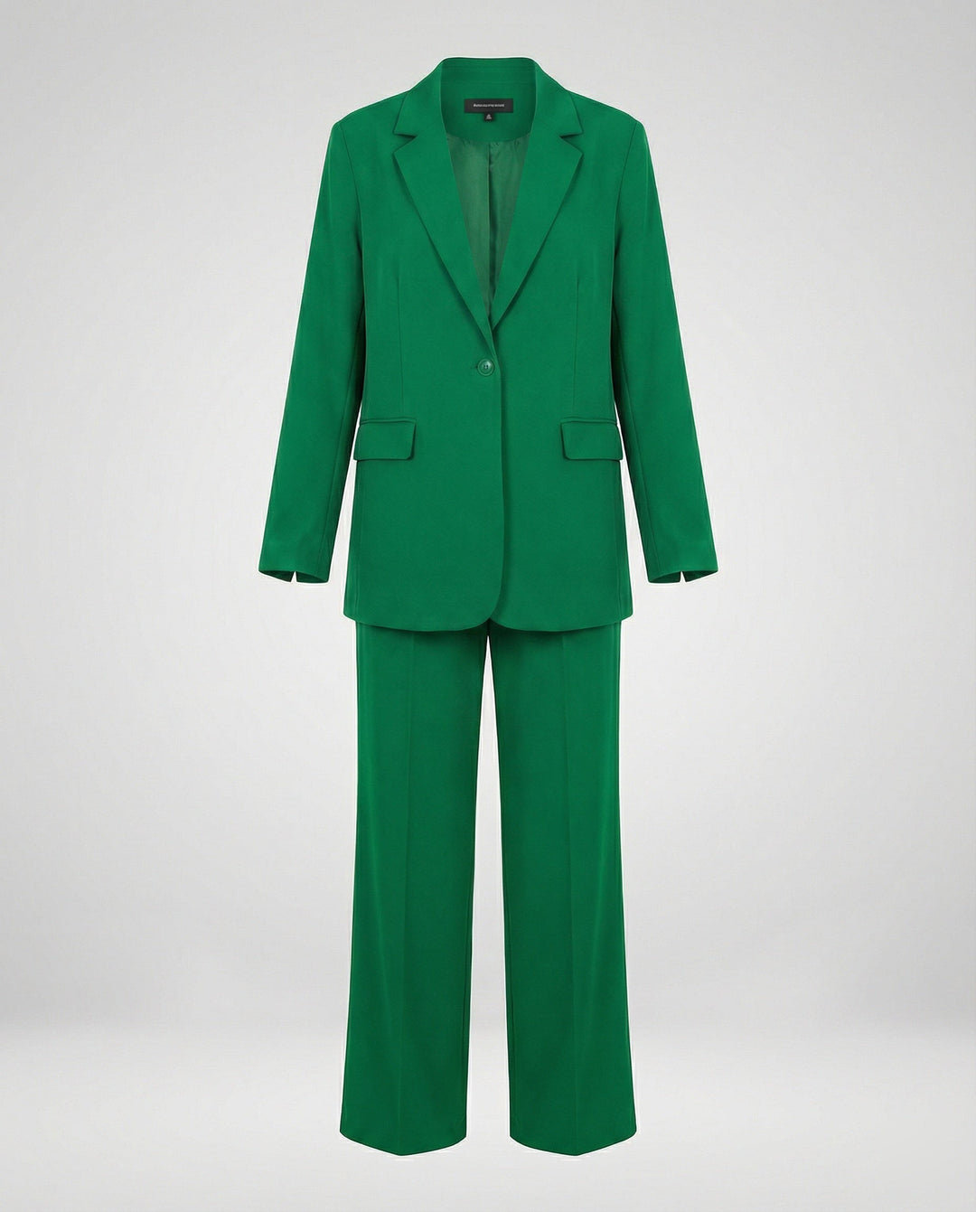 Damen elegantes Anzug-Set mit weitem Hosenbein und modernem Blazer