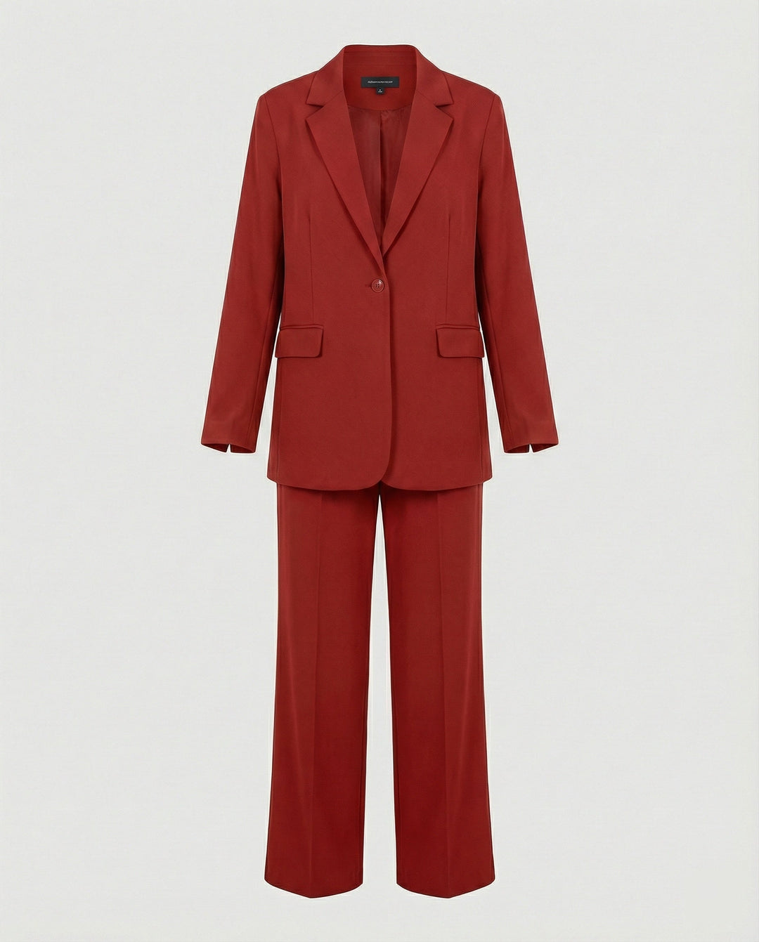 Damen elegantes Anzug-Set mit weitem Hosenbein und modernem Blazer