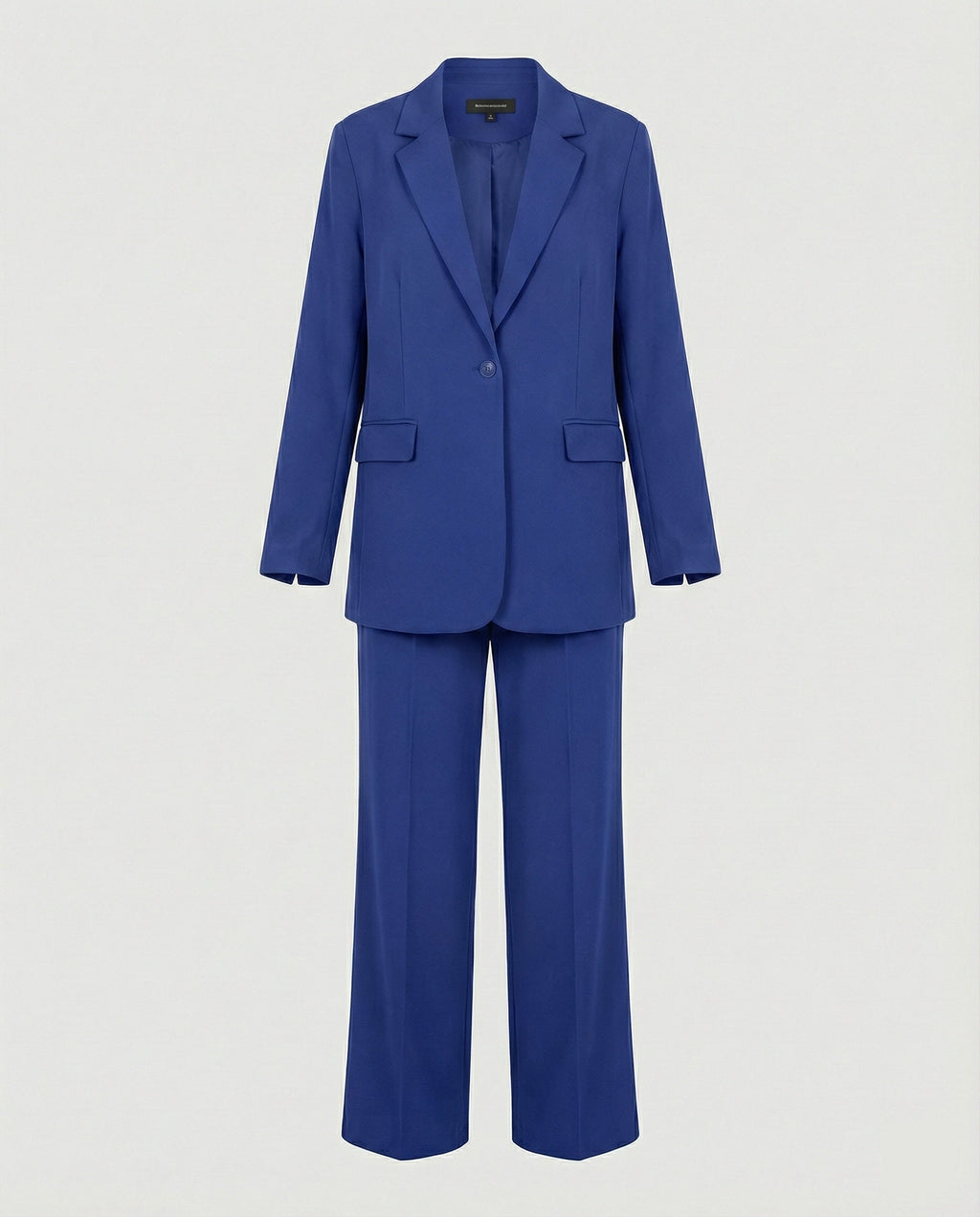 Damen elegantes Anzug-Set mit weitem Hosenbein und modernem Blazer