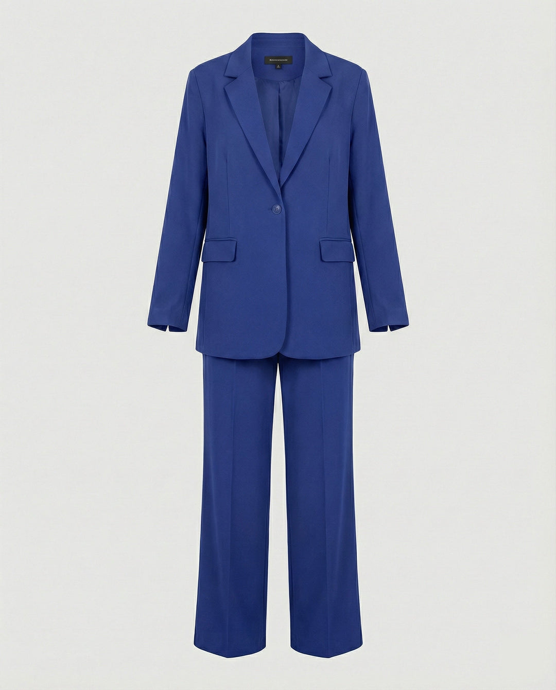 Damen elegantes Anzug-Set mit weitem Hosenbein und modernem Blazer