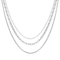 Damen Halskette mit mehrlagigem Design aus hochwertigem Edelstahl Shop Nory