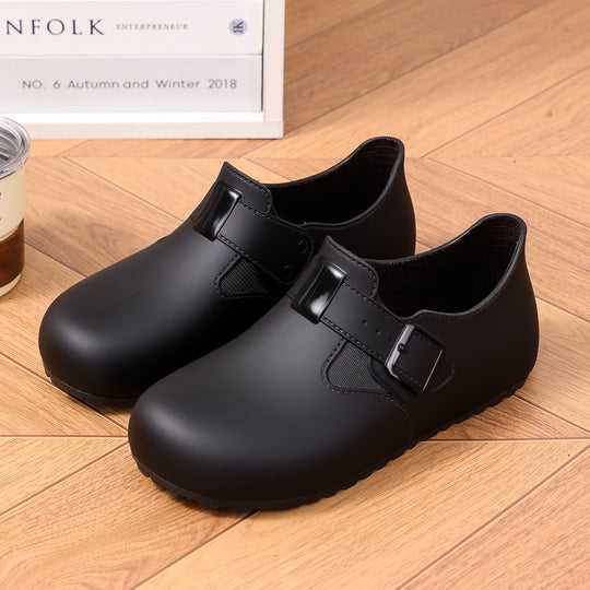 Damen Minimalistische Regen-AnklShop Noryoots mit verstellbarer Schnallenlasche Shop Nory