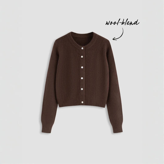 Damen Eleganter Kurzpullover mit Hemdkragen Shop Nory