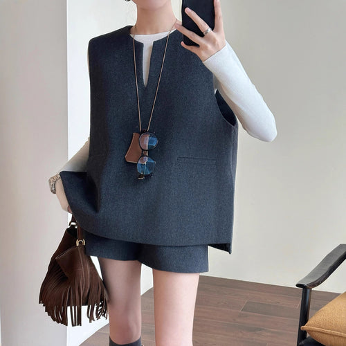 Damen Elegante Weste aus feinem Stoff Shop Nory
