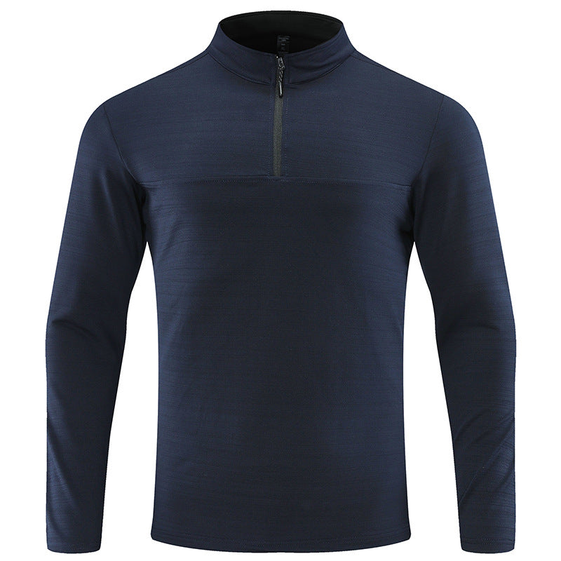 Herren Funktions-Halbzip-Langarmshirt mit Stehkragen und atmungsaktivem Stretchmaterial Shop Nory