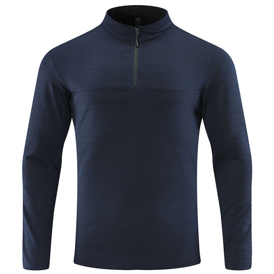 Herren Funktions-Halbzip-Langarmshirt mit Stehkragen und atmungsaktivem Stretchmaterial Shop Nory