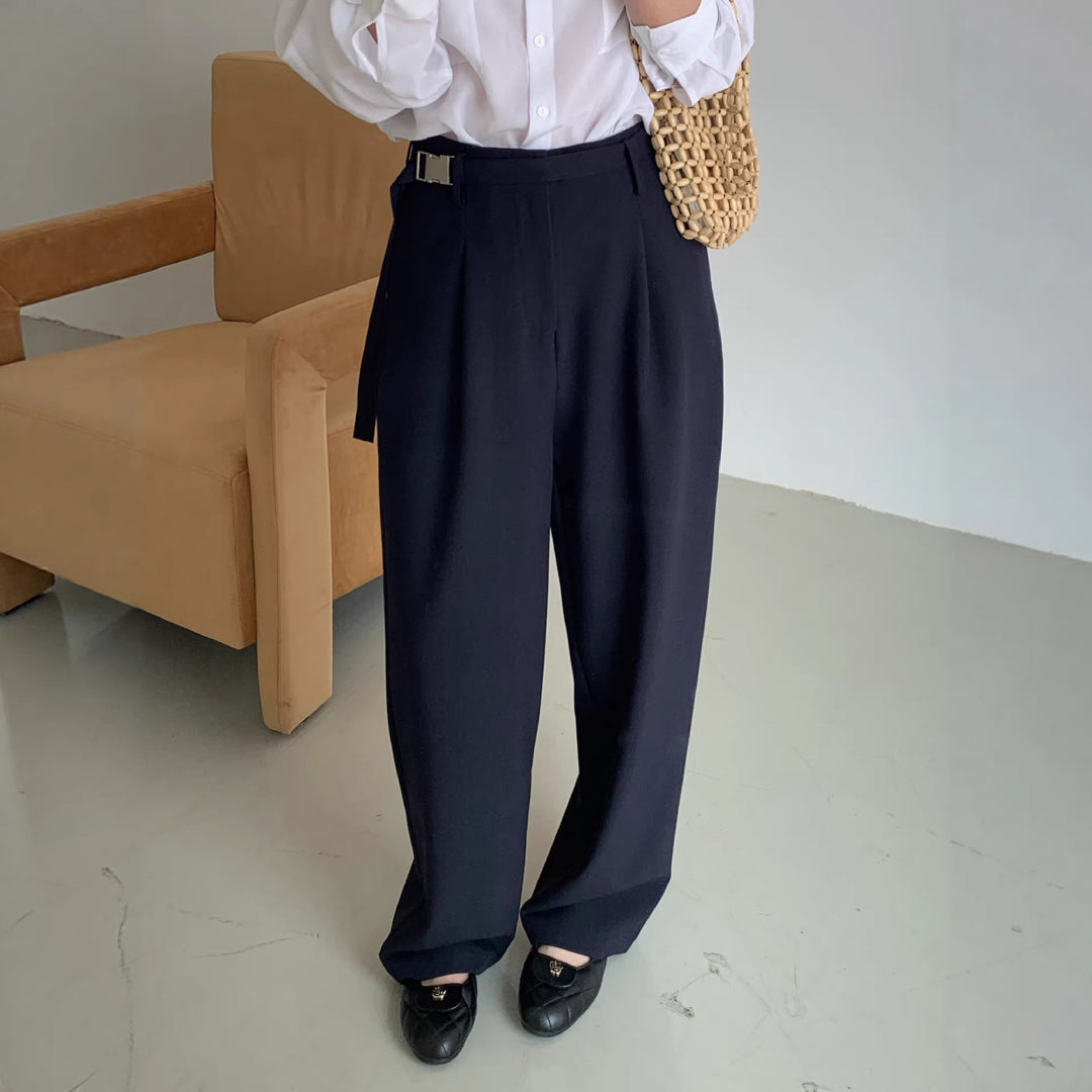 Damen Weite Bundfaltenhose Shop Nory