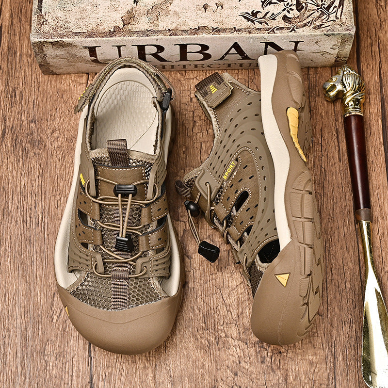 Herren Wassersport-Schuhe mit rutschfester Sohle und atmungsaktivem Obermaterial