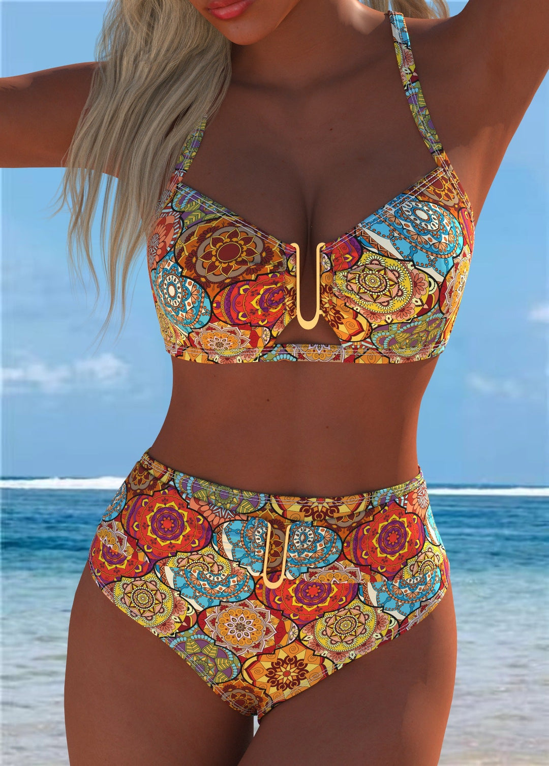 Damen Bikini-Set mit raffiniertem Schnitt und trendigem Design Shopnory