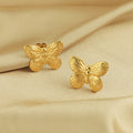 Frauen Blumen-inspirierten Schmetterling Ohrstecker Shop Nory