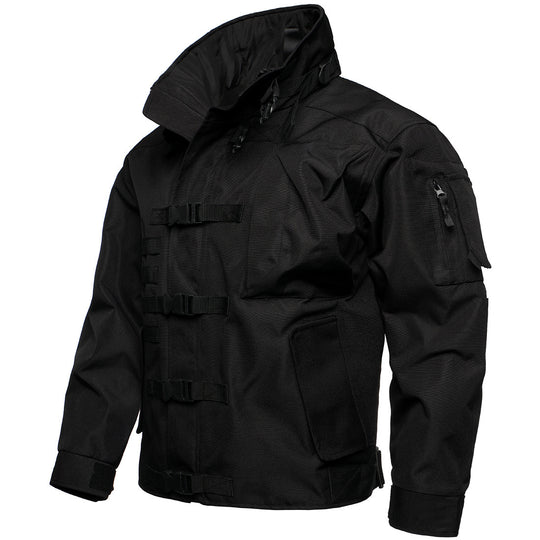 Herren Taktische Feldjacke mit modularen Steckverschlüssen und verstaubarer Kapuze Shop Nory