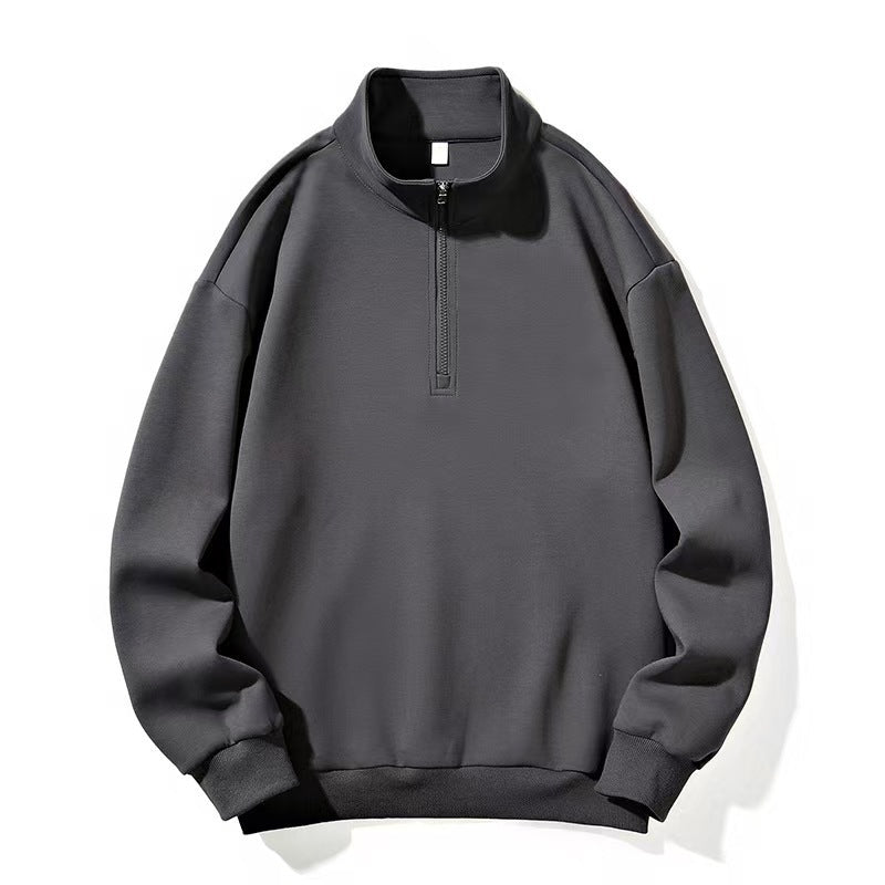 Unisex nan Halbzip-Sweatshirt mit Stehkragen und oversized Schnitt Shop Nory